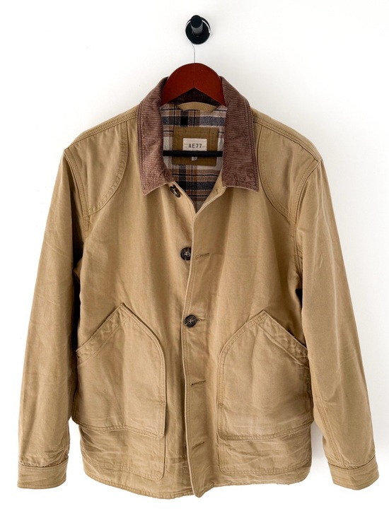 AE 77 Other - New AE77 Premium Twill Chore Jacket Cotton Silk Flannel Lined Mens Size M Barn
